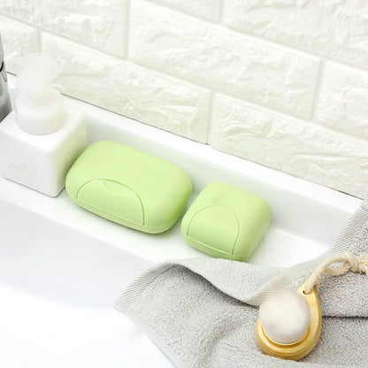 Portable Travel Soap Box Container with Cover – Plastic Soap Holder for Bathroom & Travel, Multiple Sizes