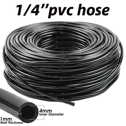 4/7mm Barbed Drip Irrigation Connectors – 1/4" Tubing Hose Fittings for Garden, Lawn & Flower Pots (1-50pcs)