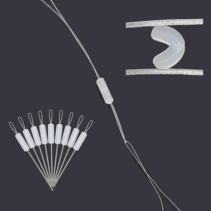 300Pcs Silicone Fishing Float Stoppers – Anti-Strand Space Beans for Line Control & Depth Setting
