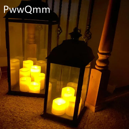 Flameless Flickering LED Candles – Battery‑Powered Safe Candle Lights for Events & Home Decor