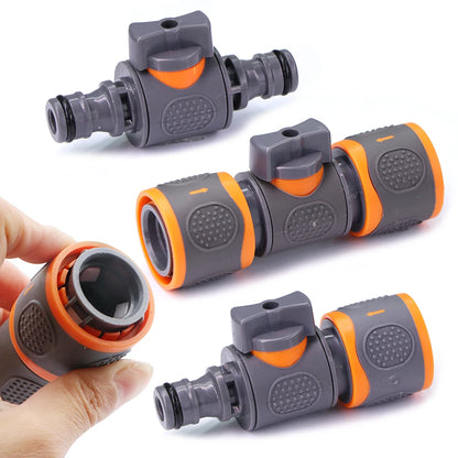 16mm Ball Valve Hose Connector – Quick Adapter for Garden Irrigation Tubing