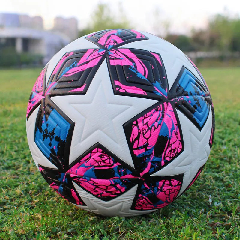 Standard Soccer Ball – Size 4 & 5 Seamless PU Football for Outdoor Sports & Training