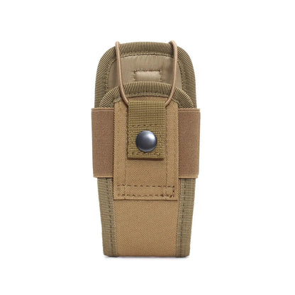 Tactical MOLLE Radio Pouch – 1000D Portable Walkie Talkie Holder for Camping & Hunting