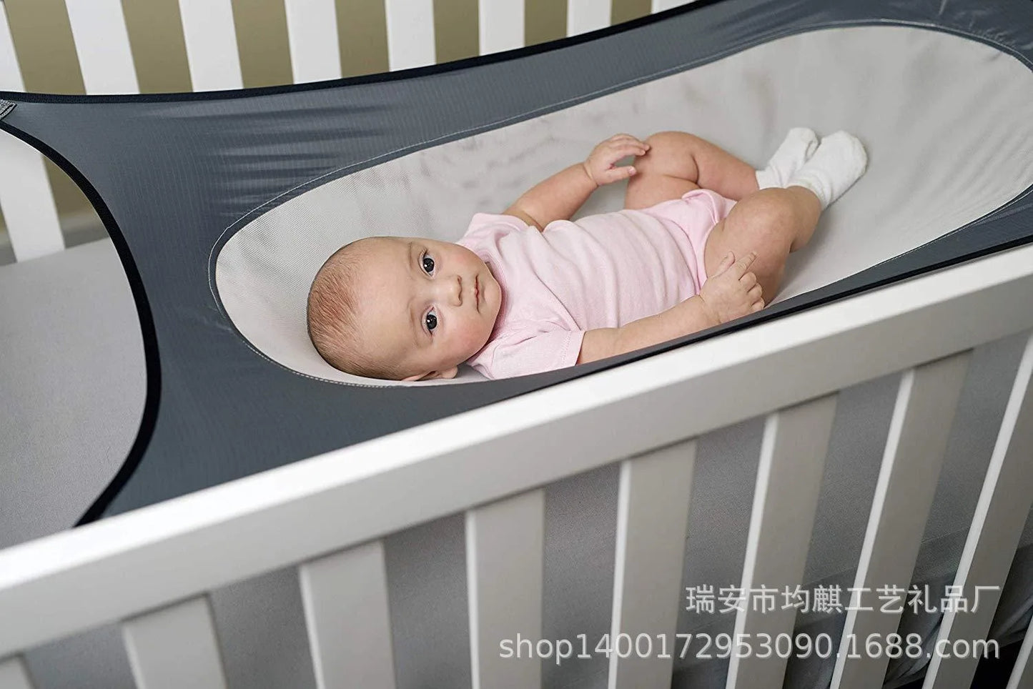 Breathable Baby Hammock – Removable Crib Sleep Hammock for Infant Comfort & Safety