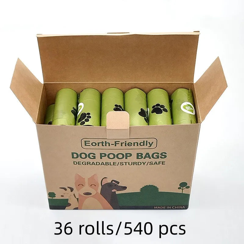 Biodegradable Dog Poop Bags – Eco-Friendly Scented Waste Bags with Dispenser