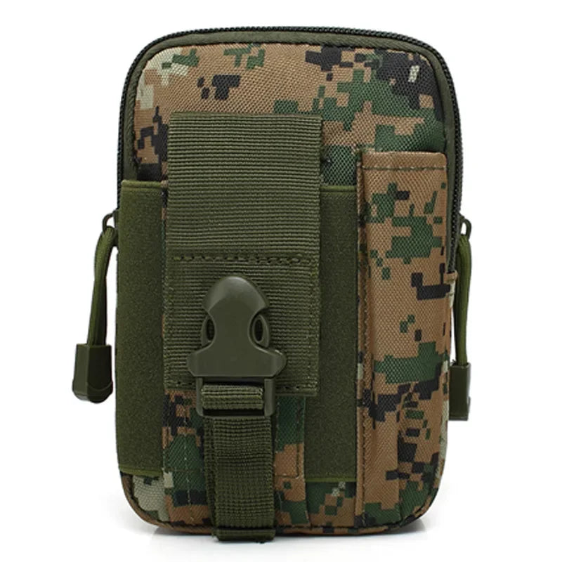 Multipurpose Molle Tactical Waist Bag – Outdoor Belt Pouch with Phone Case & EDC Organizer