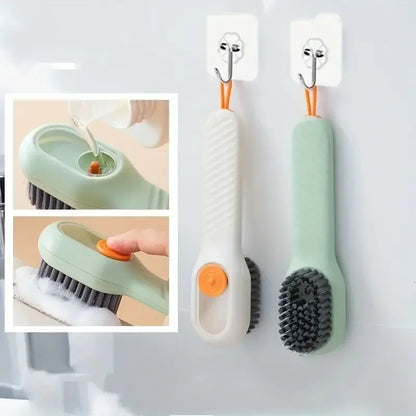 Multi-Function Automatic Spot Shoe Brush – Soft Bristle Handheld Cleaner with Liquid Dispenser