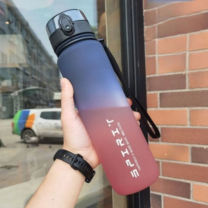 500ML/650ML/1000ML Large Capacity Sports Water Bottle – Leak Proof Portable Gym & Travel Hydration Jug