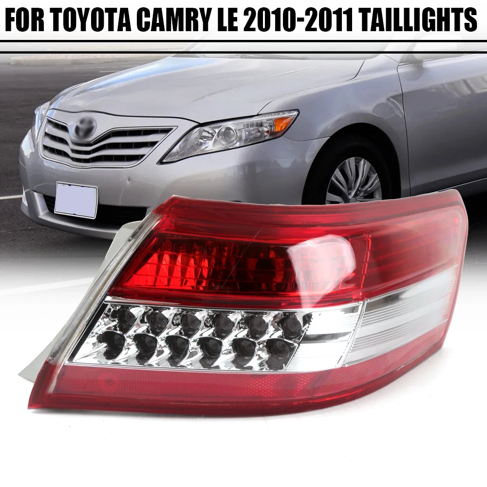 Left/Right Side Red Tail Lamp FOR TOYOTA Camry ACV40 2010 2011 Rear Tail Light Brake Lamp with Wire Harne
