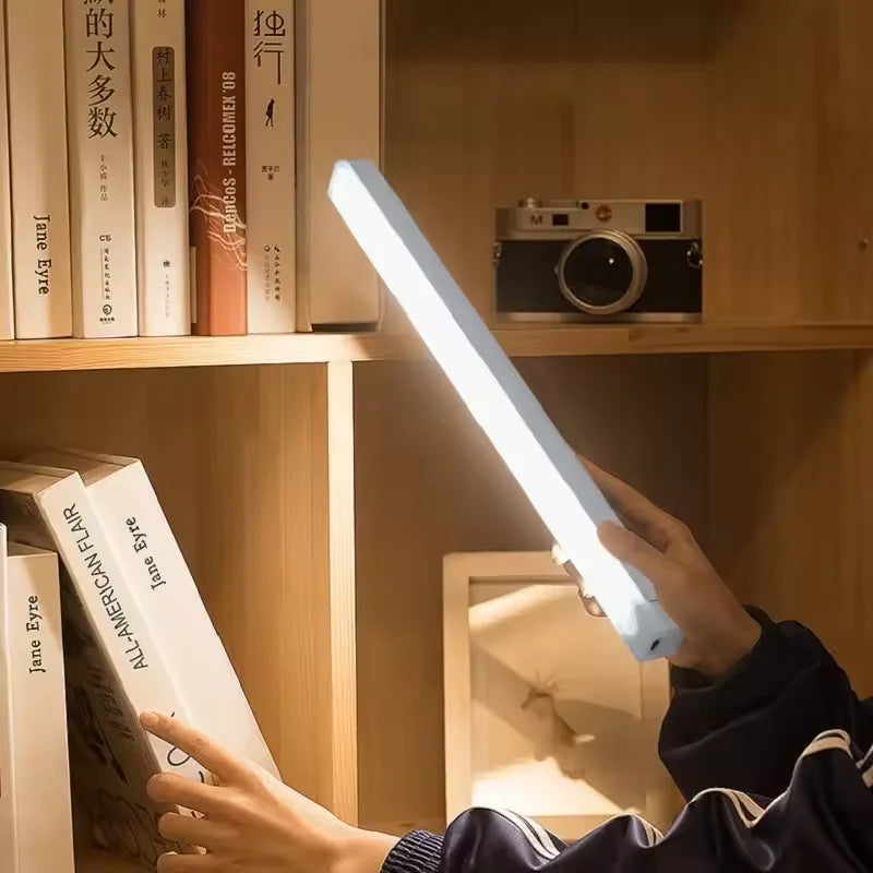 USB Rechargeable Cabinet Light – Motion Sensor LED Bar Light for Kitchen, Closet, Wardrobe, Bedside & Aisle Lighting