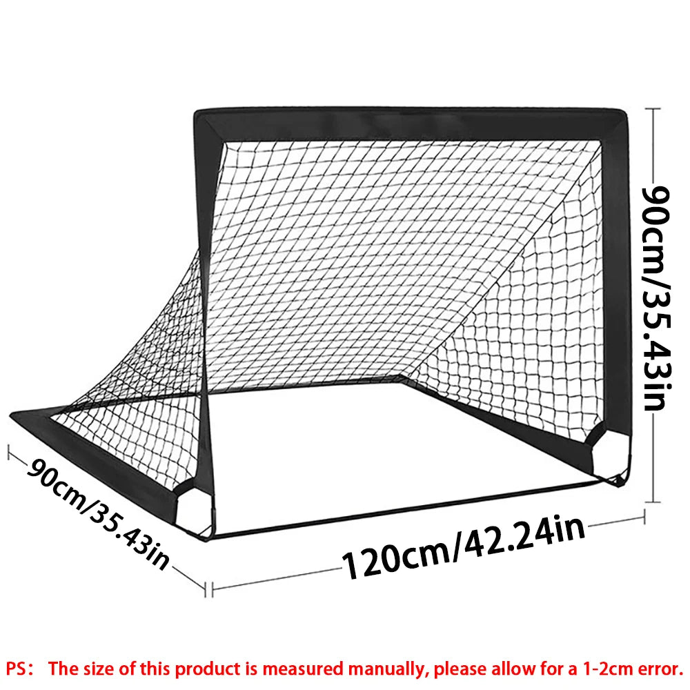 Pop-Up Football Goal Net – Garden Soccer Training Set for Kids with Carry Bag