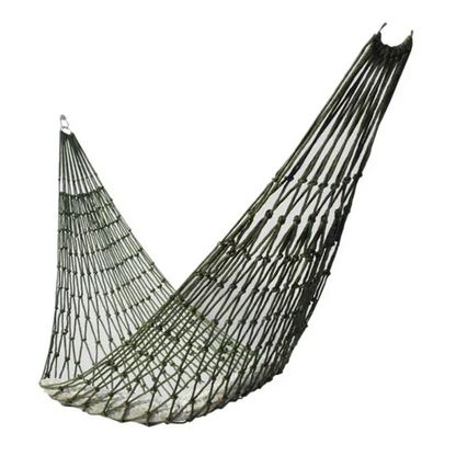 Outdoor Nylon Rope Hammock – Lightweight Mesh Hanging Bed for Camping, Garden & Beach