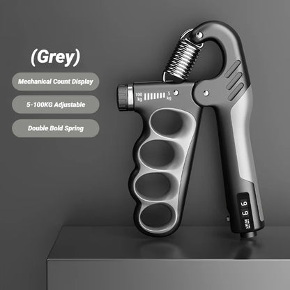 5-100kg Adjustable Grip Strength Device for Rehabilitation Training, Muscle Enhancement, Strength Training, Grip Strength Device
