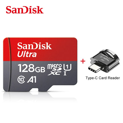 Ultra microsd 128GB 32GB 64GB 256GB 512GB A1 Micro SD Card SD TF Flash Card Memory Card Class 10 for Phone
