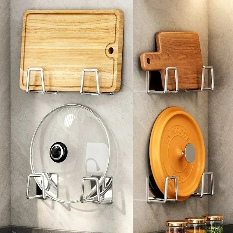 Stainless Steel Sponge Holder – Self-Adhesive Drain Rack for Sink Organization & Storage