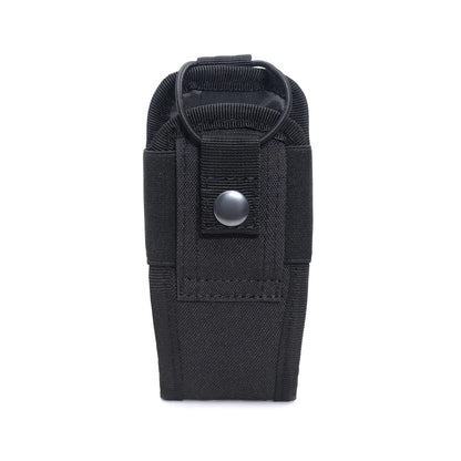 Tactical MOLLE Radio Pouch – 1000D Portable Walkie Talkie Holder for Camping & Hunting