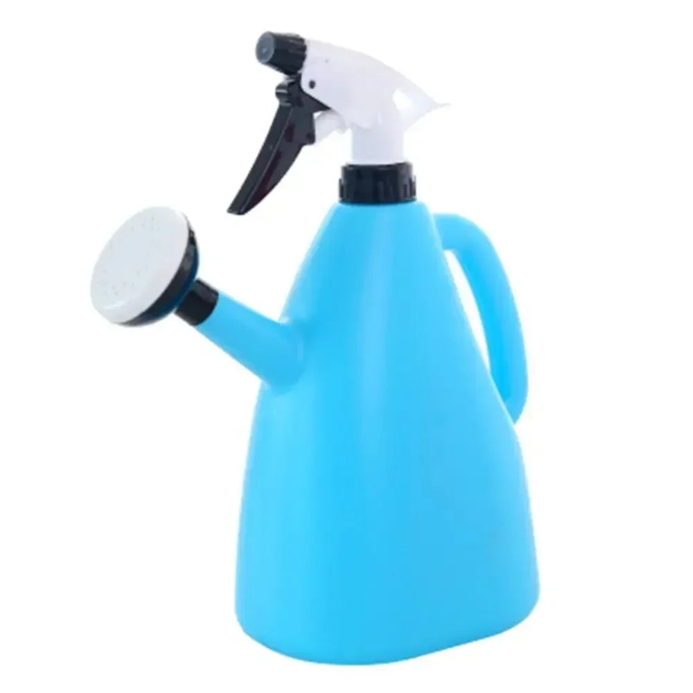 Adjustable Spray Watering Pot – 1L Plastic Flower Sprayer with Dual Nozzles