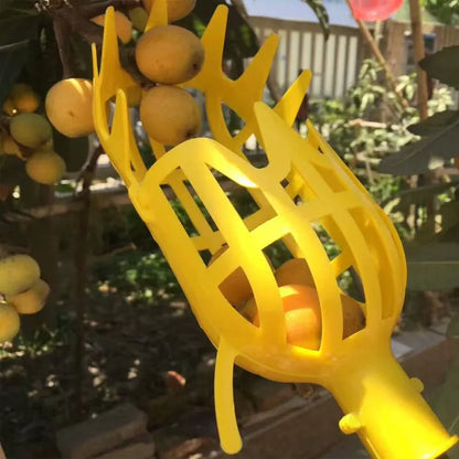 Deep Basket Fruit Picker Head – Convenient Apple & Peach Catcher for Farm & Garden Use