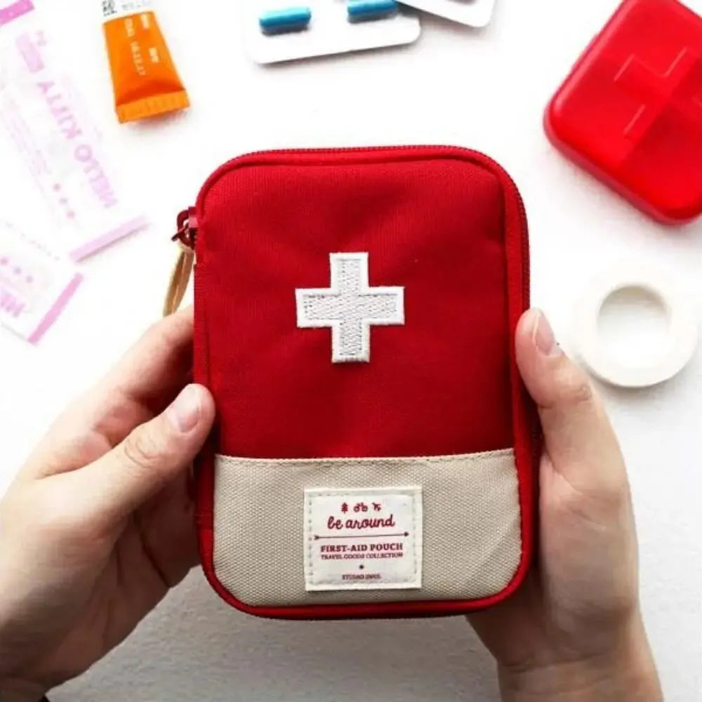 Mini First Aid Storage Kit – Portable Medicine Organizer Box for Travel, Home & Outdoor Use