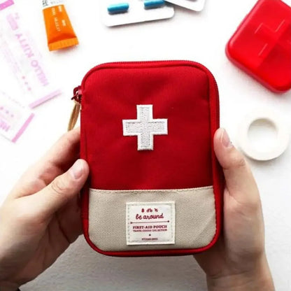 Mini First Aid Storage Kit – Portable Medicine Organizer Box for Travel, Home & Outdoor Use