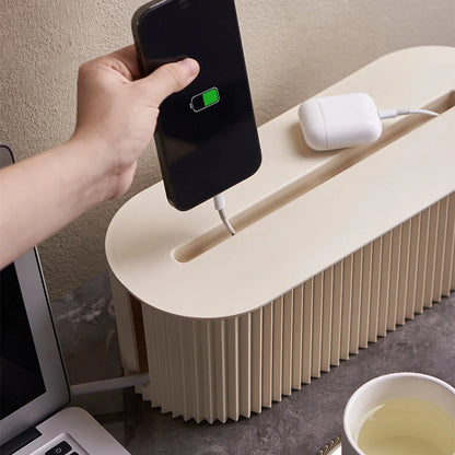 Multi-Functional Cable Organizer Box – Household Socket Board Storage for Home & Office