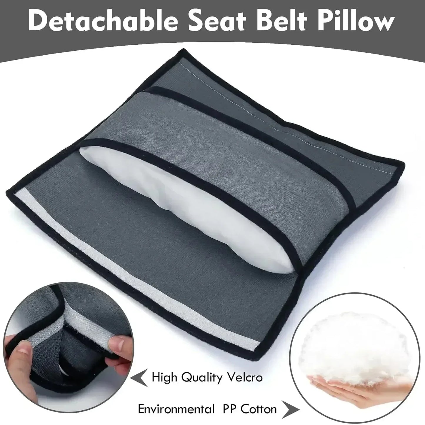 Kids Car Seatbelt Pillow – Soft Strap Cushion Pad for Sleeping in the Car