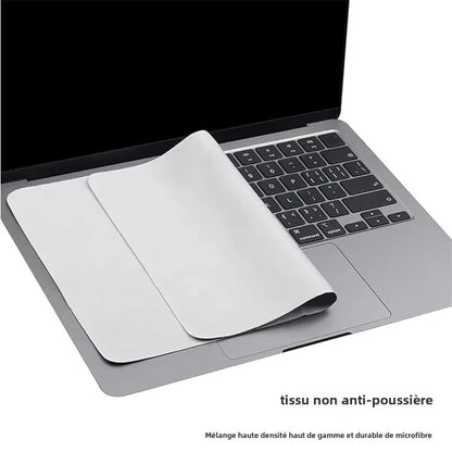 MacBook Keyboard Cover & Screen Cleaning Cloth – Microfiber Dustproof Laptop Blanket (13/15/16 Inch Pro Models)