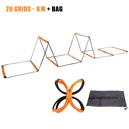 Dual-Purpose Soccer Training Jump Ladder – Agility & Speed Coordination Equipment