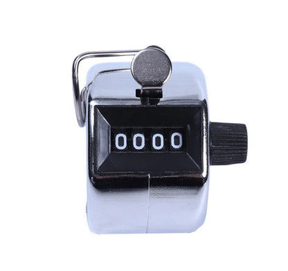 4-Digit Hand Tally Counter – Manual Clicker for Soccer, Golf & Event Tracking