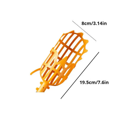 Deep Basket Fruit Picker Head – Convenient Apple & Peach Catcher for Farm & Garden Use