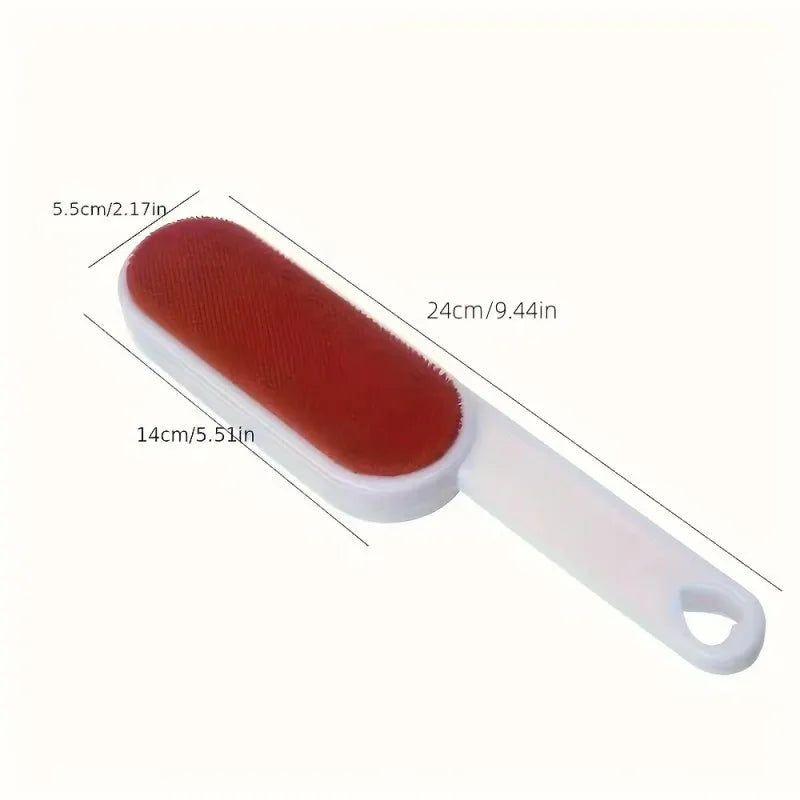 Self-Cleaning Lint Sticking Roller – 2-Sided Dedusting Brush & Pet Hair Remover for Sofa, Carpet & Clothes