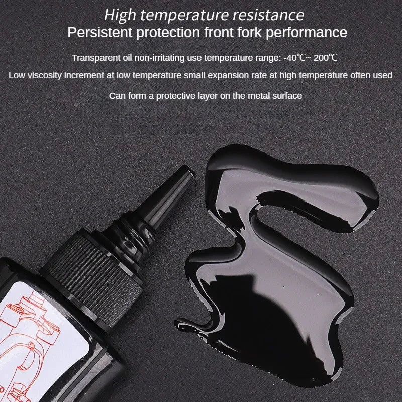 Bicycle Grease Bike MTB Front Fork Shock Absorber Oil Front And Rear Shock Absorber Silicone Oil Lubricating Oil Maintenance