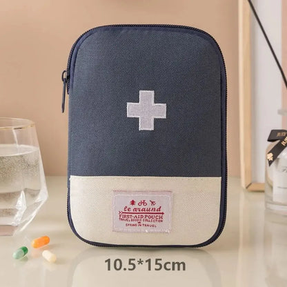 Mini First Aid Storage Kit – Portable Medicine Organizer Box for Travel, Home & Outdoor Use