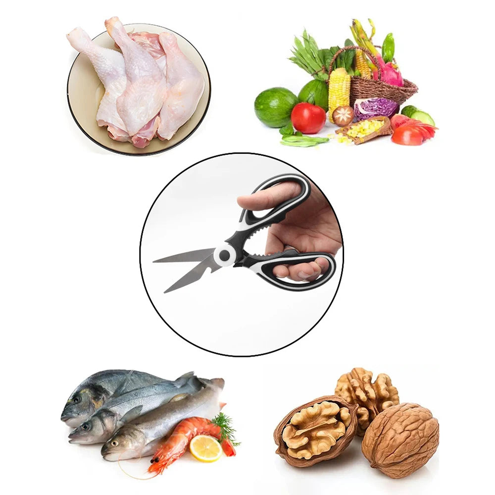 Multi-function Scissors Household Fish-killing Special Shears Roast Chicken and Duck Bones  Vegetable Chopping Fish Food