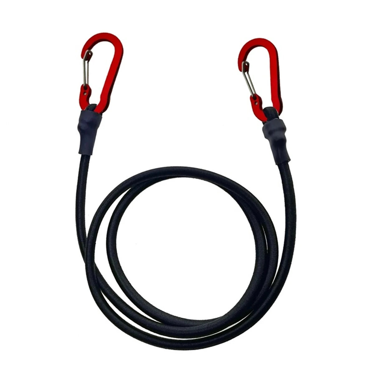 Heavy Duty Bungee Cord with Carabiner – Elastic Tie Strap for Camping, Luggage & Gear Securing