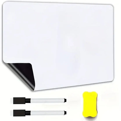 A3/A4/A5 Erasable Flexible Magnetic Whiteboard Sheets – Dry Erase Fridge Memo & Grocery List