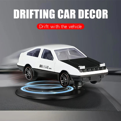 Drifting Car Dashboard Toy Model – Swinging Sports Racing Ornament for Car Interior Decoration