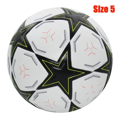 Standard Soccer Ball – Size 4 & 5 Seamless PU Football for Outdoor Sports & Training