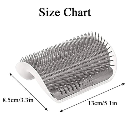 Cat Scratcher & Massager – Grooming Brush Comb for Cats & Dogs with Hair Removal Function