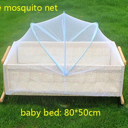 Portable Baby Crib Mosquito Net – Foldable Insect Mesh Cover for Cradles & Toddler Beds