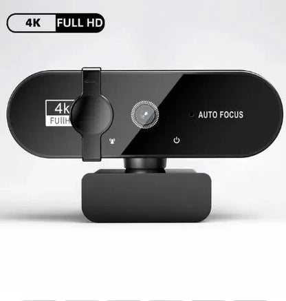 4K Webcam with Microphone – 1080P & 2K Full HD USB Web Cam, Autofocus, 30fps for PC & Laptop Video Calls