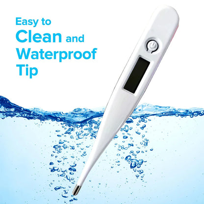 Digital Household Thermometer & Pulse Oximeter – Medical Ear Thermometer for Babies and Adults, Fever & Pulse Monitoring
