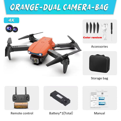 KBDFA E99Pro Drone HD Professional 8K Dual Camera WIFI FPV Quadcopter – Foldable Aerial Photography Drone