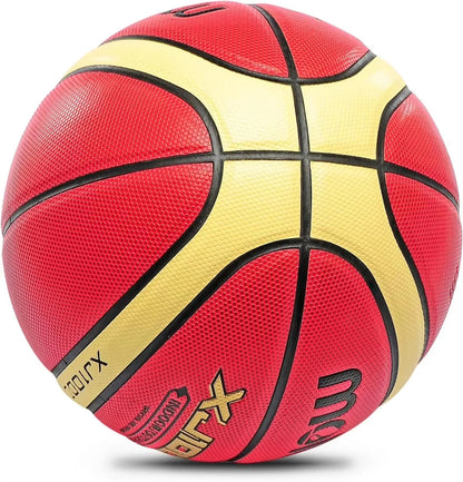 Molten XJ1000 Basketball – Size 6 & 7 PU Leather Indoor/Outdoor Training Ball