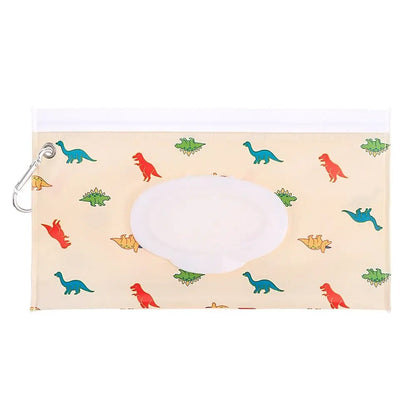 EVA Wet Wipes Bag – Portable Baby Wipes Pouch with Flip Cover & Snap-Strap Holder Case