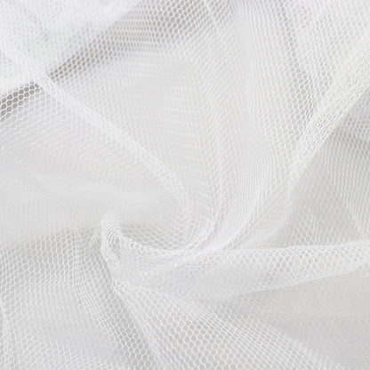 Baby Mosquito Net Stroller Mesh Cover Elastic Edge Fits Most Prams Car Seats Cradles White Protective Bug Net Cradle Mesh