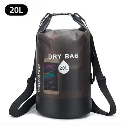10L–20L Waterproof Dry Bag Backpack – Floating Pouch for Kayaking, Trekking, Boating & Rafting