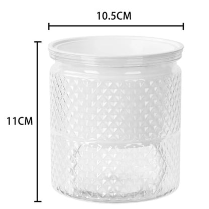 Mini Self Watering Flower Pot Fish Tank Transparent Plastic Plant Pots Self Watering Planter Pot Vase For Home Decoration