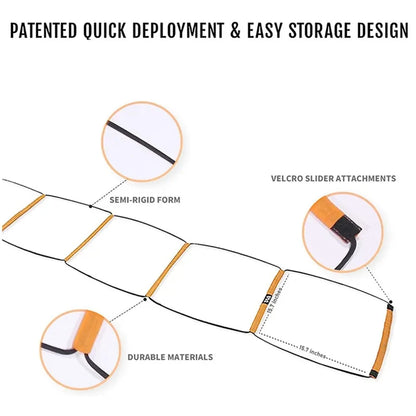 Dual-Purpose Soccer Training Jump Ladder – Agility & Speed Coordination Equipment