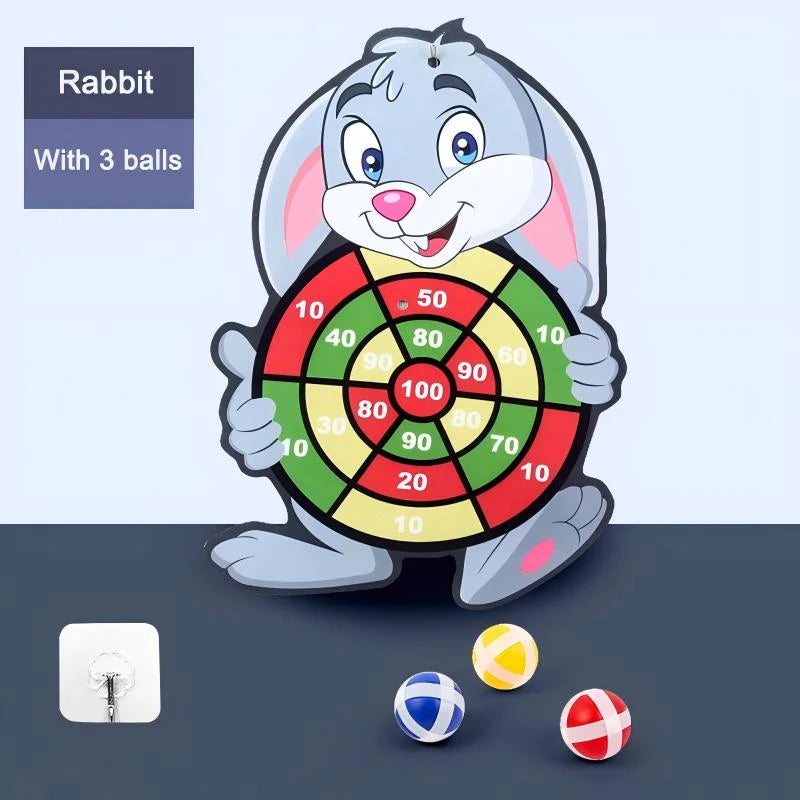 Educational Games Dart Board – Montessori Sticky Ball Toy for Children 3 to 7 Years Indoor Sports & Learning